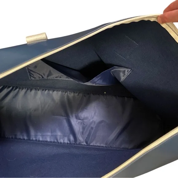 Calvin Klein Blue and White Large Weekender Duffle Bag waterproof beach tote - Picture 8 of 8